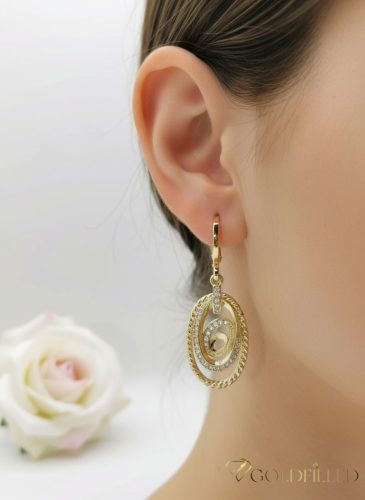 Gold-Filled Hypoallergenic Earrings 36mm 14K color	