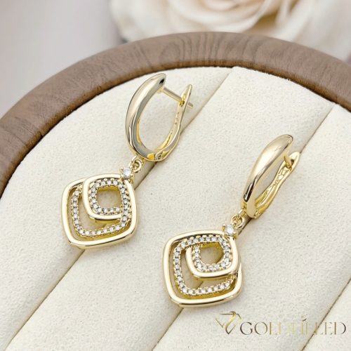 Gold-Filled Hypoallergenic Earrings 38mm 14K color	