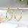 Gold-Filled Hypoallergenic Hoop Earrings 30mm 14K color