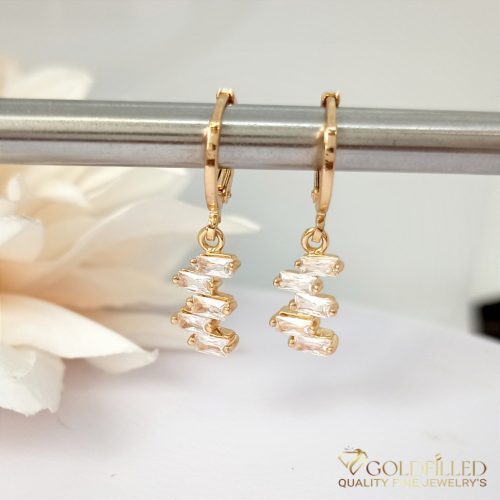 Gold-Filled Hypoallergenic Earrings 28mm 18K color	