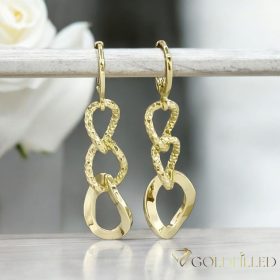 Gold-Filled Hypoallergenic Earrings 50mm 14K color