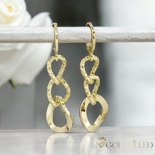 Gold-Filled Hypoallergenic Earrings 50mm 14K color